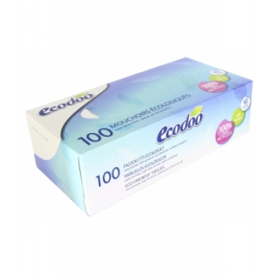 Ecodoo Boite de mouchoirs écologiques 100 unité produit accessoire de soin Les Copines Bio