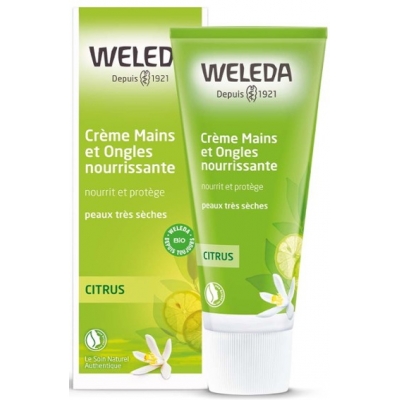 Weleda Crème Mains et Ongles nourrissante au Citrus 50ml