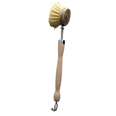 Droguerie Ecologique Brosse vaisselle Hêtre et fibre d'Agave 100g 100gr produit d'entretien pour la vaisselle Les Copines Bio