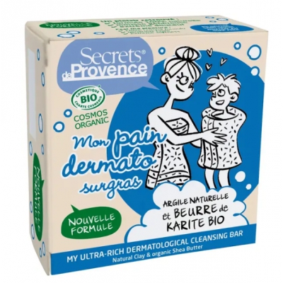 Mon pain dermatologique surgras 90g - Secrets de Provence peaux réactives les copines bio
