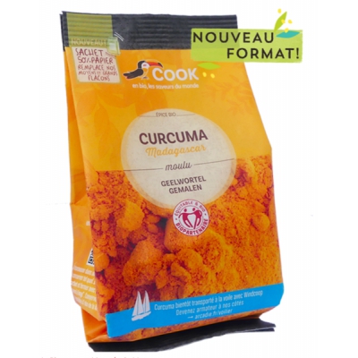 Cook Curcuma en Poudre 100g produit d'alimentation Les Copines Bio