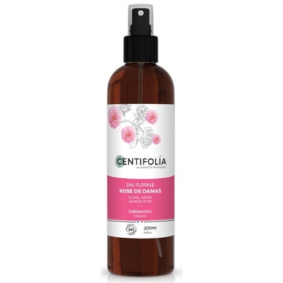 Centifolia Eau florale Rose de Damas Sublimatrice  200ml produit de soin pour le visage Les Copines Bio
