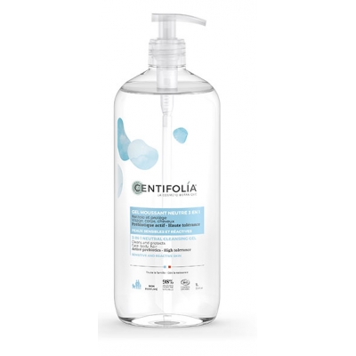 Centifolia Gel moussant neutre  3 en 1 1L produit d'hygiène pour le corps Les Copines Bio