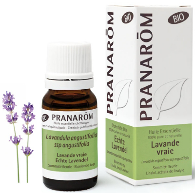 Pranarôm Huile essentielle de Lavande vraie Bio Flacon compte gouttes 10ml complément alimentaire Les Copines Bio