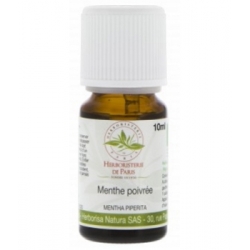 Herboristerie De Paris Huile essentielle Menthe Poivrée Bio 10ml produit d'aromathérapie Les Copines Bio