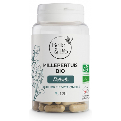 Belle et Bio Millepertuis bio 120 gélules Complément alimentaire Santé Les Copines Bio