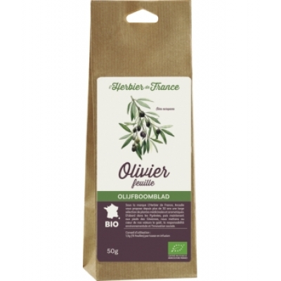 Herbier De France Olivier Feuilles 50gr complément alimentaire Les Copines Bio