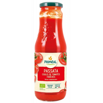Primeal Passata de tomates  690g produit d'alimentation Les Copines Bio