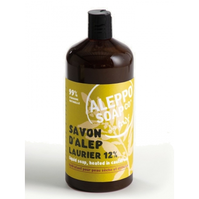 Tade Savon d'Alep liquide Olive et 12 % Laurier Recharge 1L produit d'hygiène pour le corps Les Copines Bio