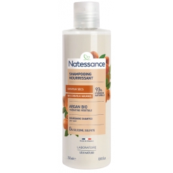 Natessance shampooing Nutrition Intense Argan 250ml shampoing Nutrition Intense Protecteur anti âge  les copines bio
