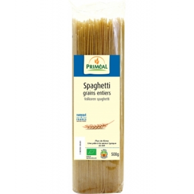 Primeal Spaghetti complets  500g produit d'alimentation Les Copines Bio