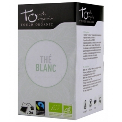 Touch Organic Thé blanc BIO 48g 24 unités produit d'alimentation Les Copines Bio