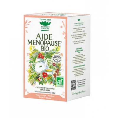 Romon Nature Tisane Aide Ménopause bio 32g produit d'herboristerie sauge mélisse les copines bio