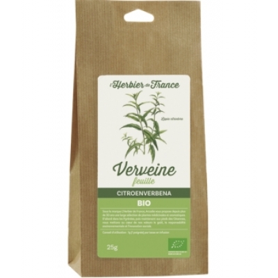 Herbier De France Verveine odorante 25gr produit alimentaire pour la préparation de tisanes Les Copines Bio