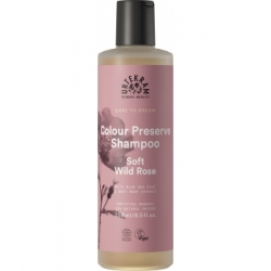 Urtekram Shampoing cheveux colorés à la Rose Sauvage Soft Wild Rose 250ml produit de soin capillaire Les Copines Bio