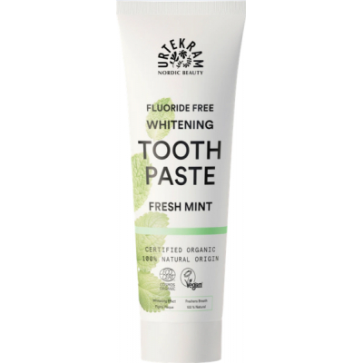 Urtekram Dentifrice blanchissant Menthe fraîche 75ml produit de soins bucco-dentaires Les Copines Bio