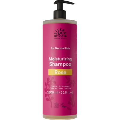 Urtekram Shampoing hydratant à la Rose Cheveux Normaux 1L produit de soin capillaire Les Copines Bio