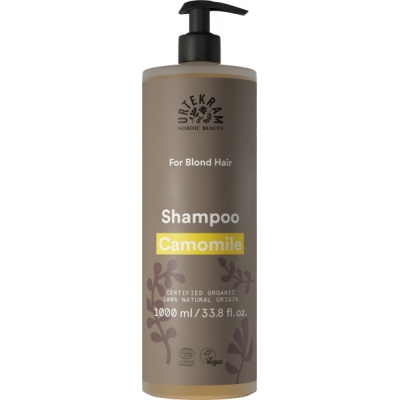 Urtekram Shampoing Camomille pour cheveux blonds 1L produit de soin capillaire Les Copines Bio