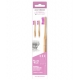 Humble Brush Manche Brosse à dents et 3 têtes interchangeable adultes violet Soft  produit d'hygiène bucco-dentaire Les 