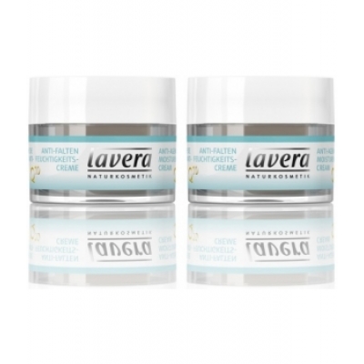 Lavera Crème de jour anti rides Lot de 2x50ml au coenzyme Q10 Basis sensitiv  produit de soin peaux normales Les Copines 