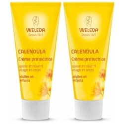 Weleda Lot de 2 Crème au calendula 2 x 75ml qte_xls produit de soin peaux normales Les Copines Bio