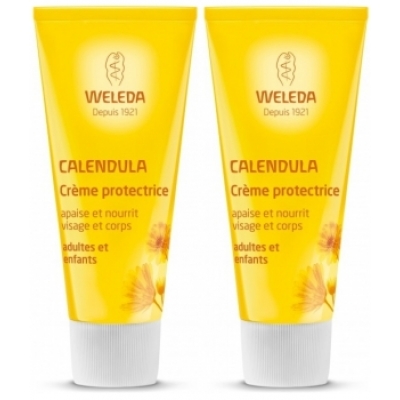 Weleda Lot de 2 Crème au calendula 2 x 75ml qte_xls produit de soin peaux normales Les Copines Bio