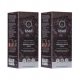 Khadi Lot de 2 coloration végétale Marron Foncé Brun 100gr  produit de soin capillaire Les Copines Bio
