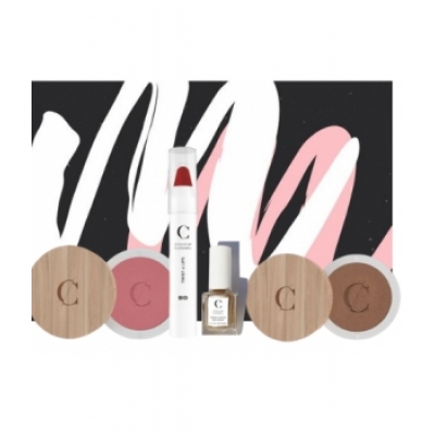 Le Monde du Bio Coffret Make up By Couleur Caramel  coffret cosmétique et maquillage Les Copines Bio
