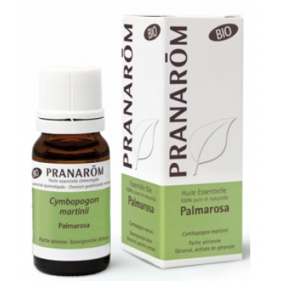 Pranarôm Palmarosa Bio Flacon compte gouttes 10ml  produit d'aromathérapie Les Copines Bio