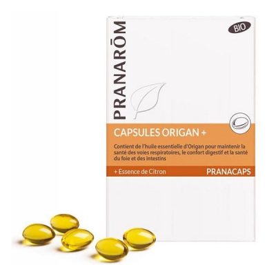 Pranarôm Origan + Bio 30 capsules  complément alimentaire les copines bio