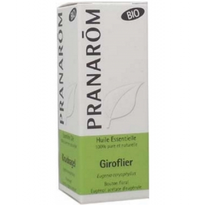 Pranarôm Giroflier Clou de Girofle Bio Flacon compte gouttes 10ml Complément alimentaire Les Copines Bio