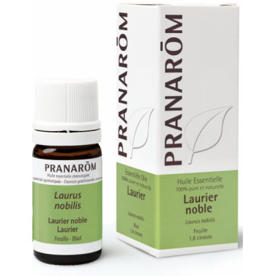 Pranarôm Laurier noble Flacon compte gouttes 5ml  produit d'aromathérapie bio Les Copines Bio