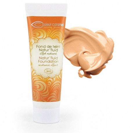 Couleur Caramel Fond de teint Natur'fluid Beige abricot n° 3 - 30 ml ...