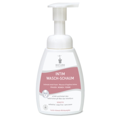 Bioturm Mousse d'hygiène intime sans savon extra doux produit de soin et d'Hygiène féminine les copines bio