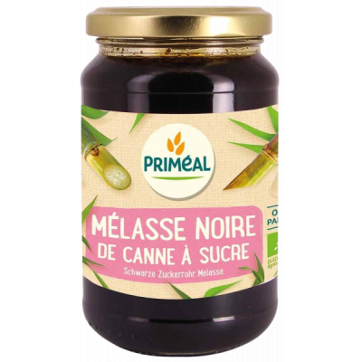 Primeal Melasse noire bio de canne à sucre  450ml produit d'alimentation Les Copines Bio