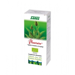 Salus Suc de plantes Bio plantain Flacon 200ml aide respiratoire Complément alimentaire Les Copines Bio