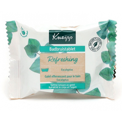 Kneipp Galet Bain Eucalyptus (Bulle d'Oxygène) tonifiant et vivifiant 80g produit d'hygiène pour la douche et le bain Les Copine