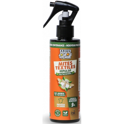 Aries Spray anti mites textiles 200ml produit Anti-Mites Les Copines Bio