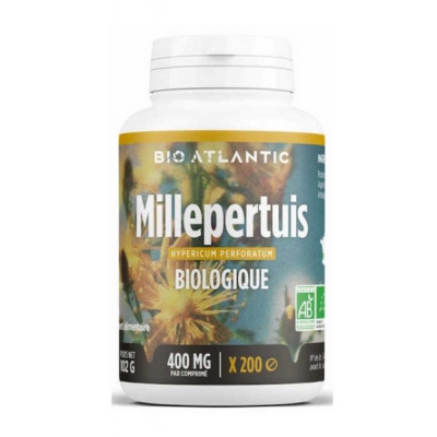 GPH Diffusion Bio Atlantic Millepertuis bio 200 comprimés Complément alimentaire Santé Les copines bio