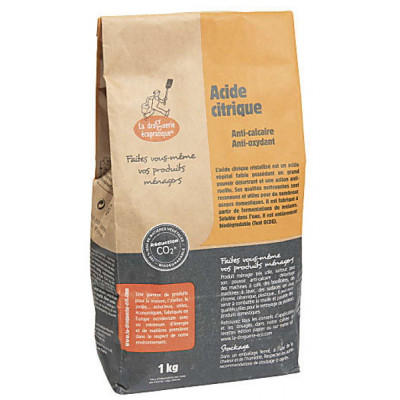 Droguerie Ecologique Acide citrique 1kg produit de nettoyage pour la maison Les Copines Bio
