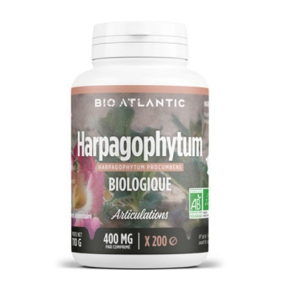 Bio Atlantic Harpagophytum bio 200 comprimés mobilité et anti-douleur Les copines bio