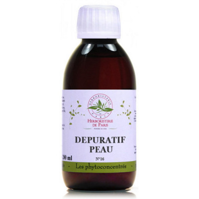Herboristerie de Paris Phyto concentré Dépuratif de la Peau 200 ml bardane et pensée sauvage dépuratives