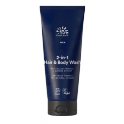 Urtekram Shampoing douche 2 en 1 homme Aloe Vera Ginseng 200ml  produit d'hygiène pour la douche et le bain Les Copines Bi