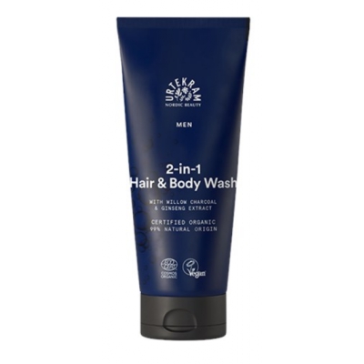 Urtekram Shampoing douche 2 en 1 homme Aloe Vera Ginseng 200ml  produit d'hygiène pour la douche et le bain Les Copines Bi