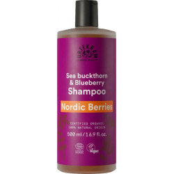 Urtekram Shampoing Nordic Berries Cheveux normaux 500ml produit de soin capillaire Les Copines Bio