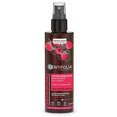 Centifolia Lotion démêlante Brillance sans rinçage 200ml produit de soin pour les cheveux les copines bio