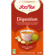 Yogi Tea Infusion Digestion 17 infusettes produit alimentaire pour préparation d'infusion Les Copines Bio