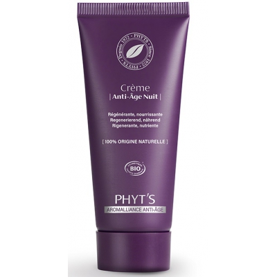 Crème Riche Nuit Anti-Age S30 40 g - Phyt's dès 30 à 40ans contre les rides et les ridules Aromalliance Les copines bio