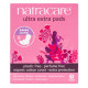Natracare 8 Serviettes longues ultra extra a ailettes ultra extra pads Les copines bio
