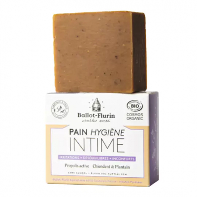 Ballot-Flurin Pain Hygiène Intime à la Propolis 100g produit d'hygiène féminine Les copines bio
